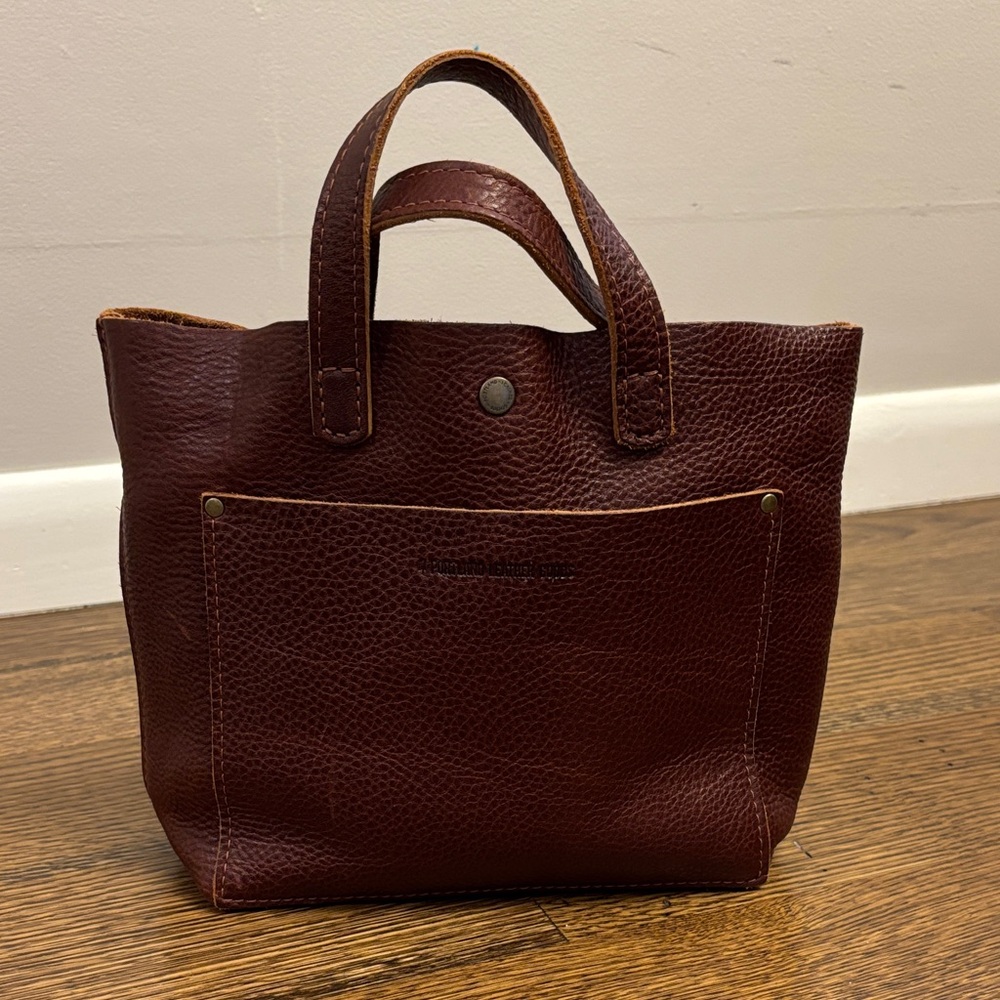 Portland Mini Crossbody Tote in Nutmeg